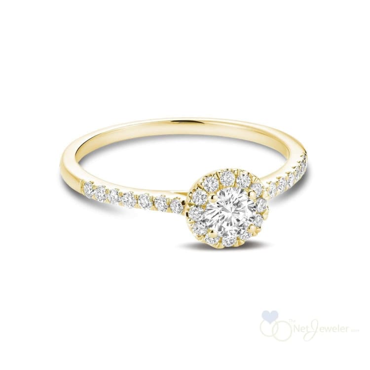 Round Diamond Halo Ring-RNB Jewellery