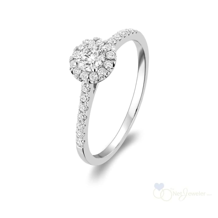 Round Diamond Halo Ring-RNB Jewellery