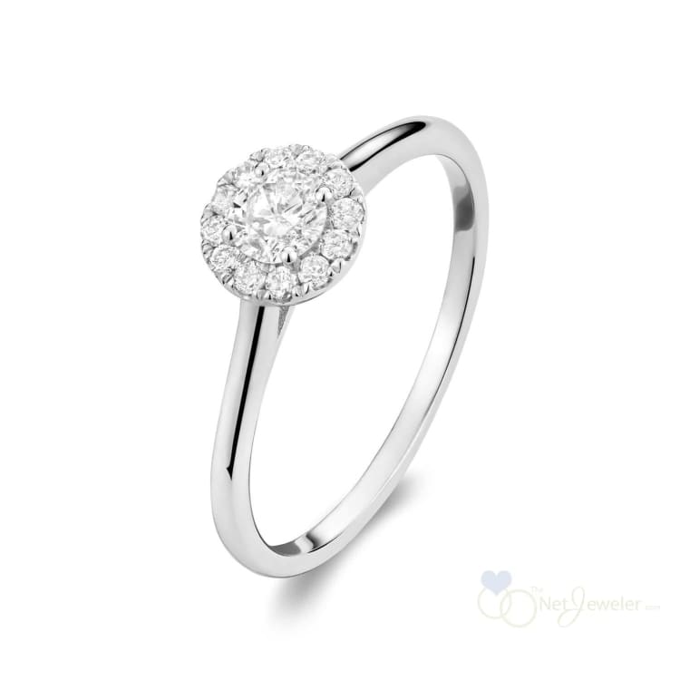 Round Diamond Halo Ring-RNB Jewellery