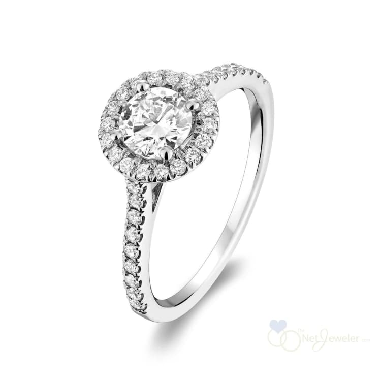 Round Halo Diamond Engagement Ring-RNB Jewellery