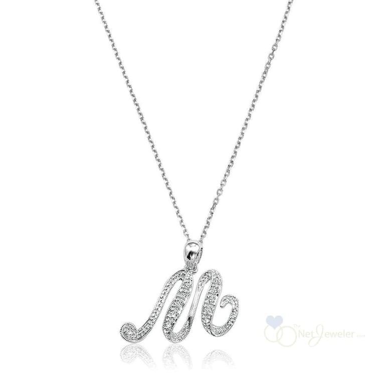 Script Diamond Initials-RNB Jewellery