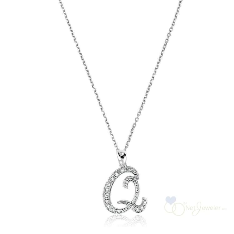 Script Diamond Initials-RNB Jewellery