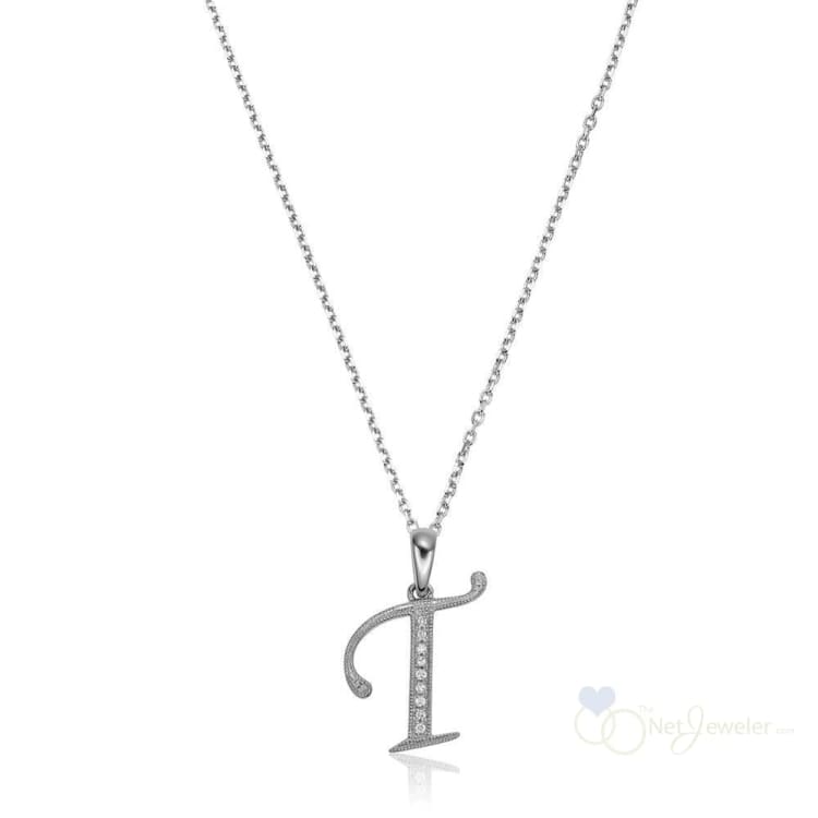 Script Diamond Initials-RNB Jewellery