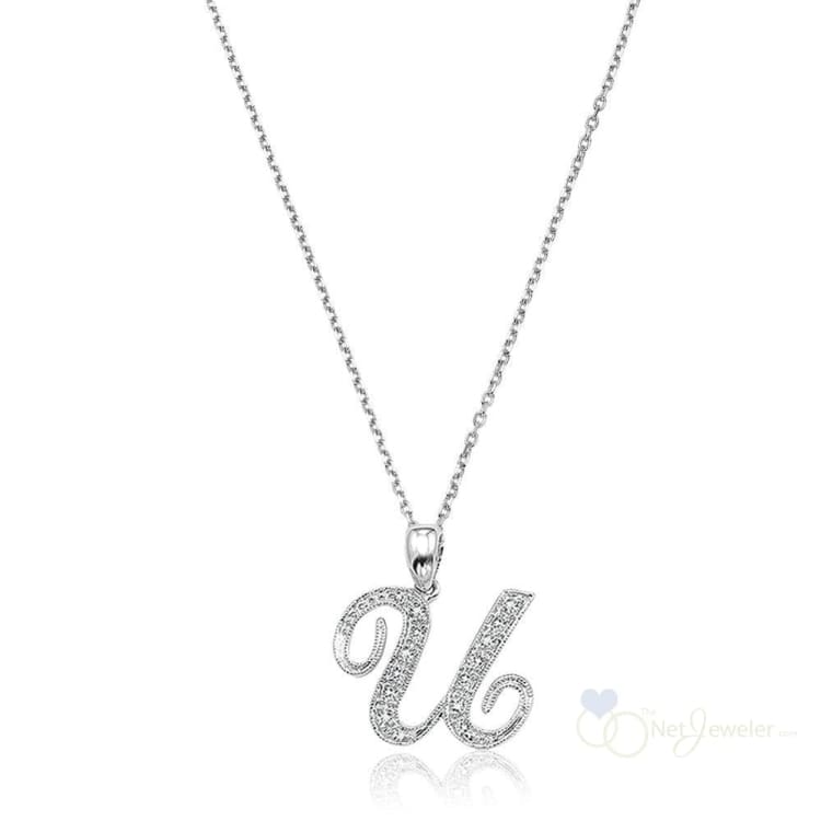 Script Diamond Initials-RNB Jewellery