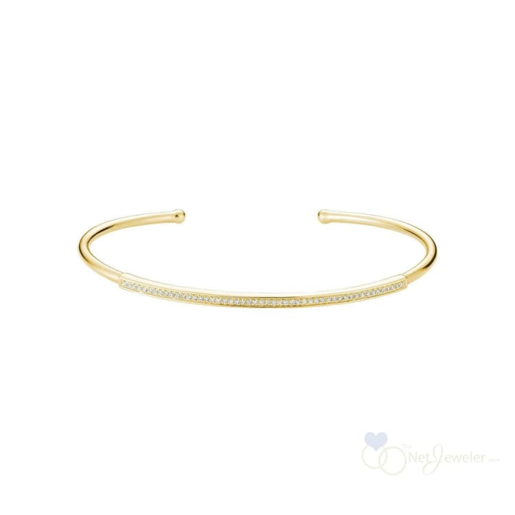 Open Shank Diamond Bangle Bracelet-RNB Jewellery