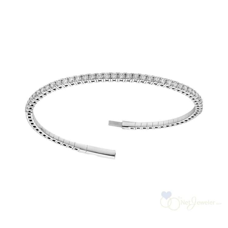 Diamond Bangle Flex Bracelet-RNB Jewellery