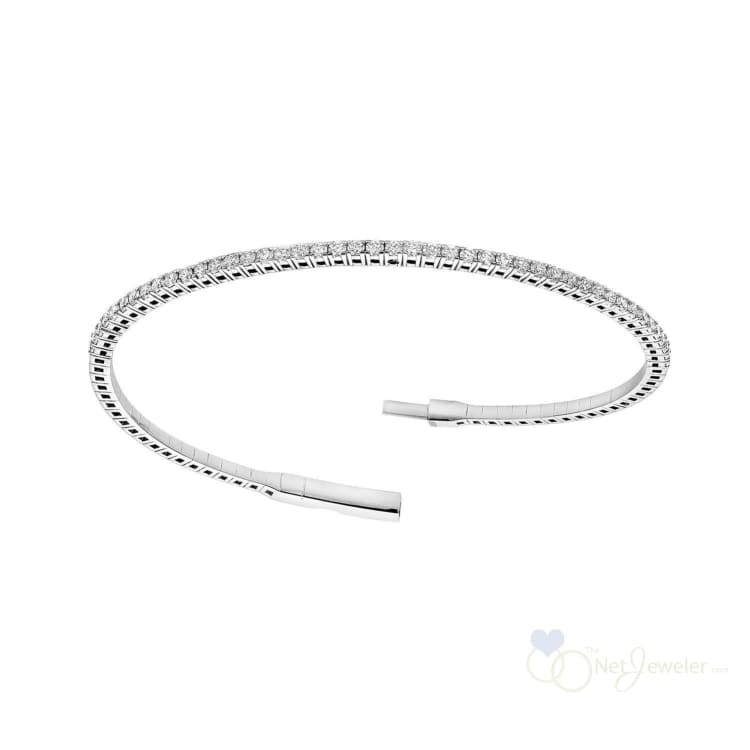 Diamond Bangle Flex Bracelet-RNB Jewellery