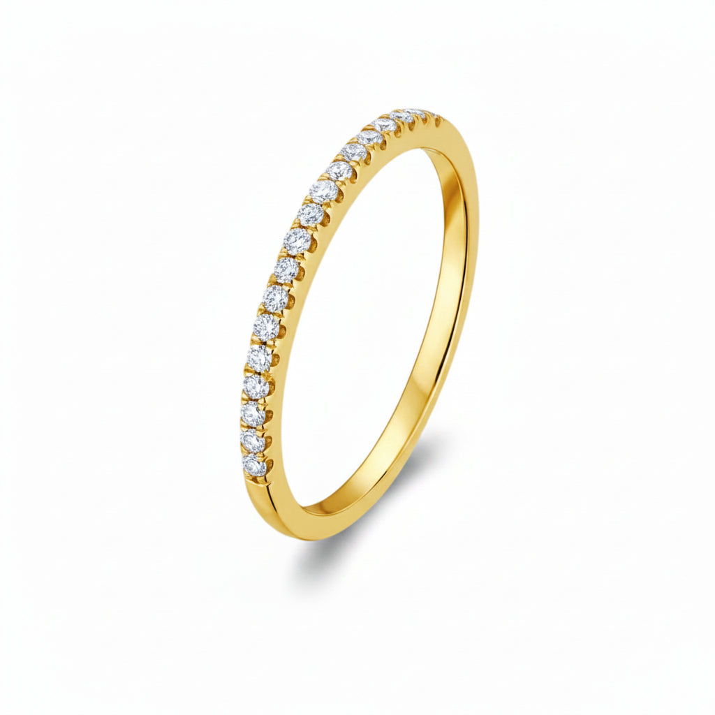 Semi Eternity Diamond Ring-The Net Jeweler