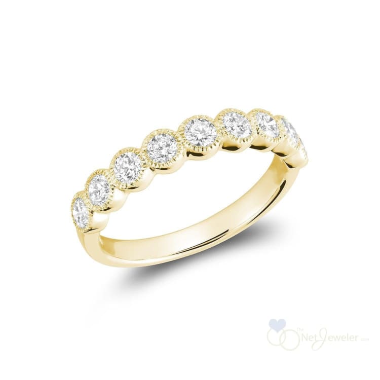 Semi Eternity Milgrain Diamond Ring-RNB Jewellery