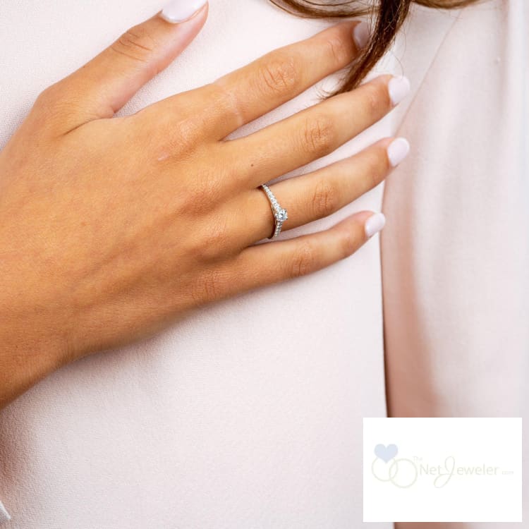 Solitaire Diamond Engagement Ring-RNB Jewellery
