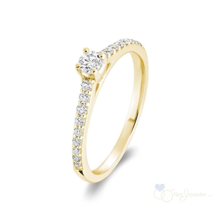 Solitaire Diamond Engagement Ring-RNB Jewellery