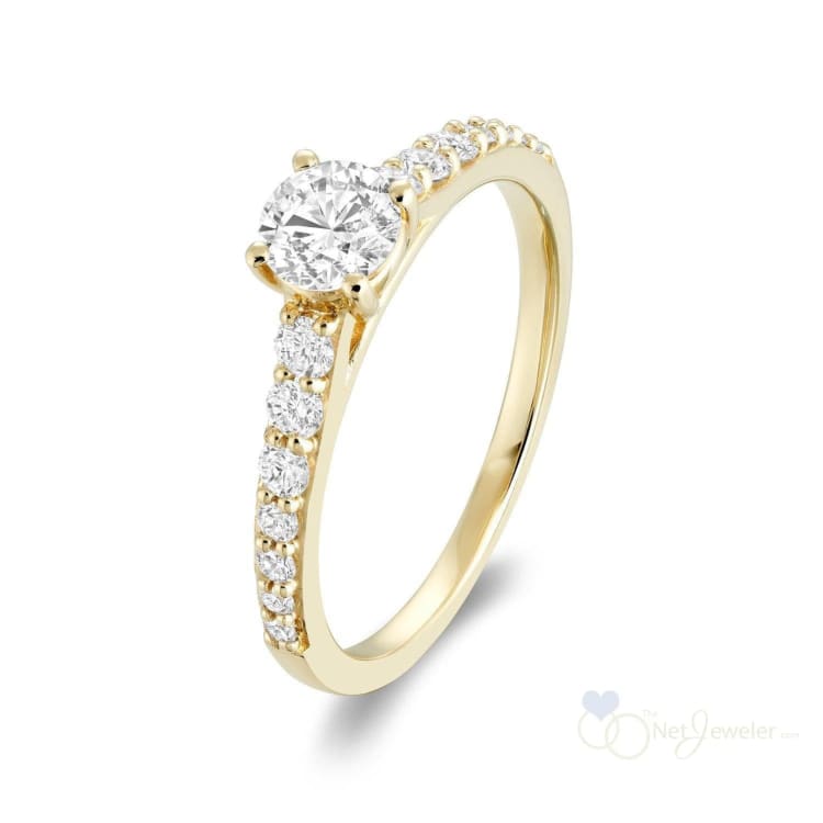 Solitaire Diamond Engagement Ring-RNB Jewellery