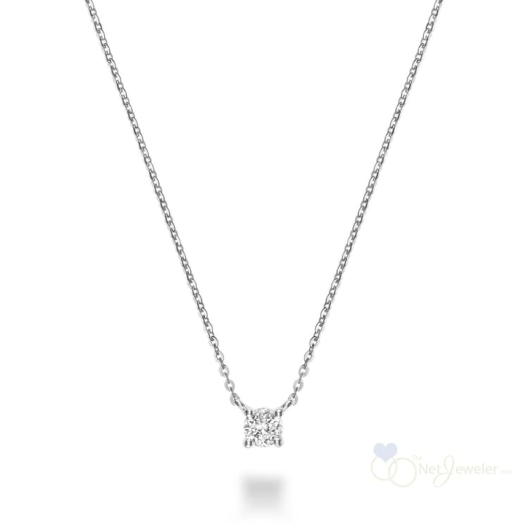 Solitaire Diamond Necklace-RNB Jewellery