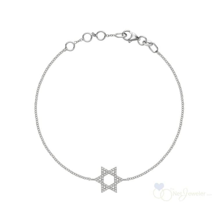Star of David Diamond Bracelet-RNB Jewellery