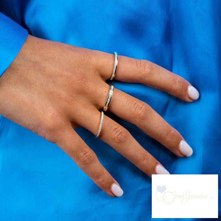 United Semi Eternity Diamond Ring-RNB Jewellery
