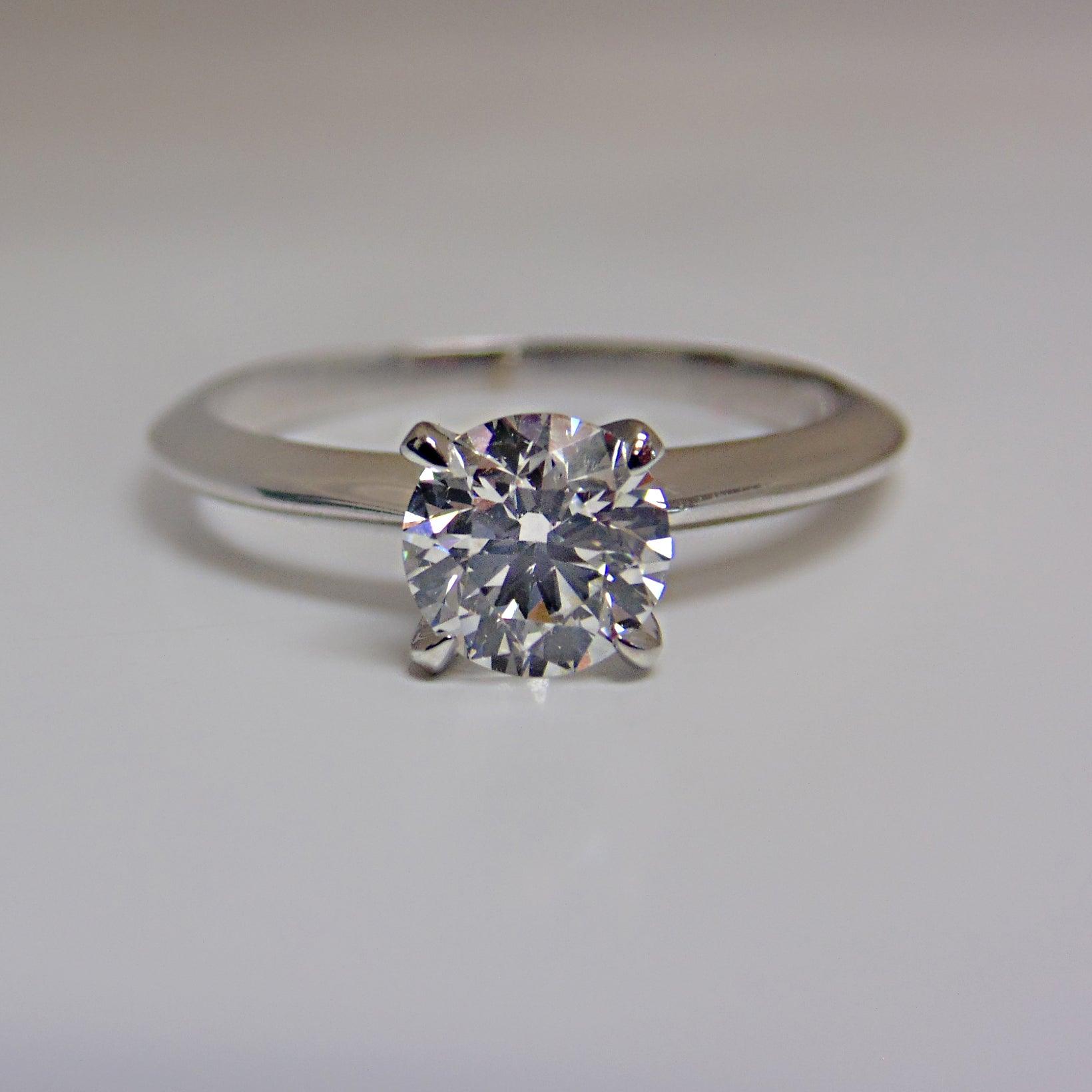 carat Round Lab Grown Diamond Engagement Ring TheNetJeweler