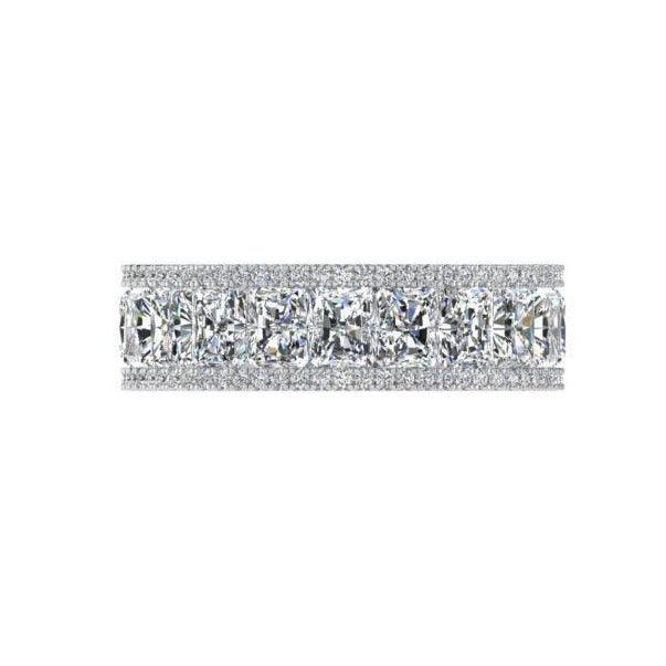Radiant Cut Eternity Band (8.0 ct.tw) - Thenetjeweler