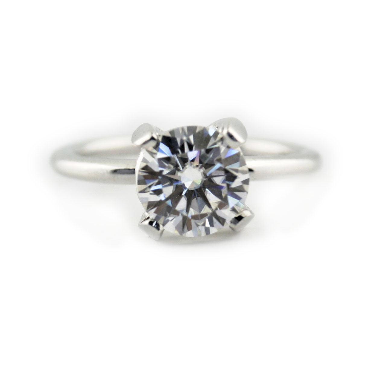 2 carat Moissanite Engagement Ring - Thenetjeweler