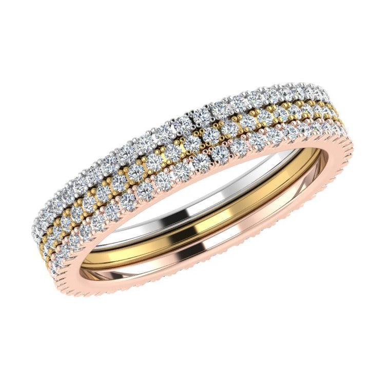 Diamond Eternity Stacking Rings - Thenetjeweler