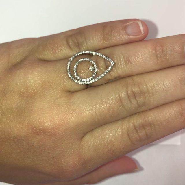 Open Shape Diamond Ring - Thenetjeweler