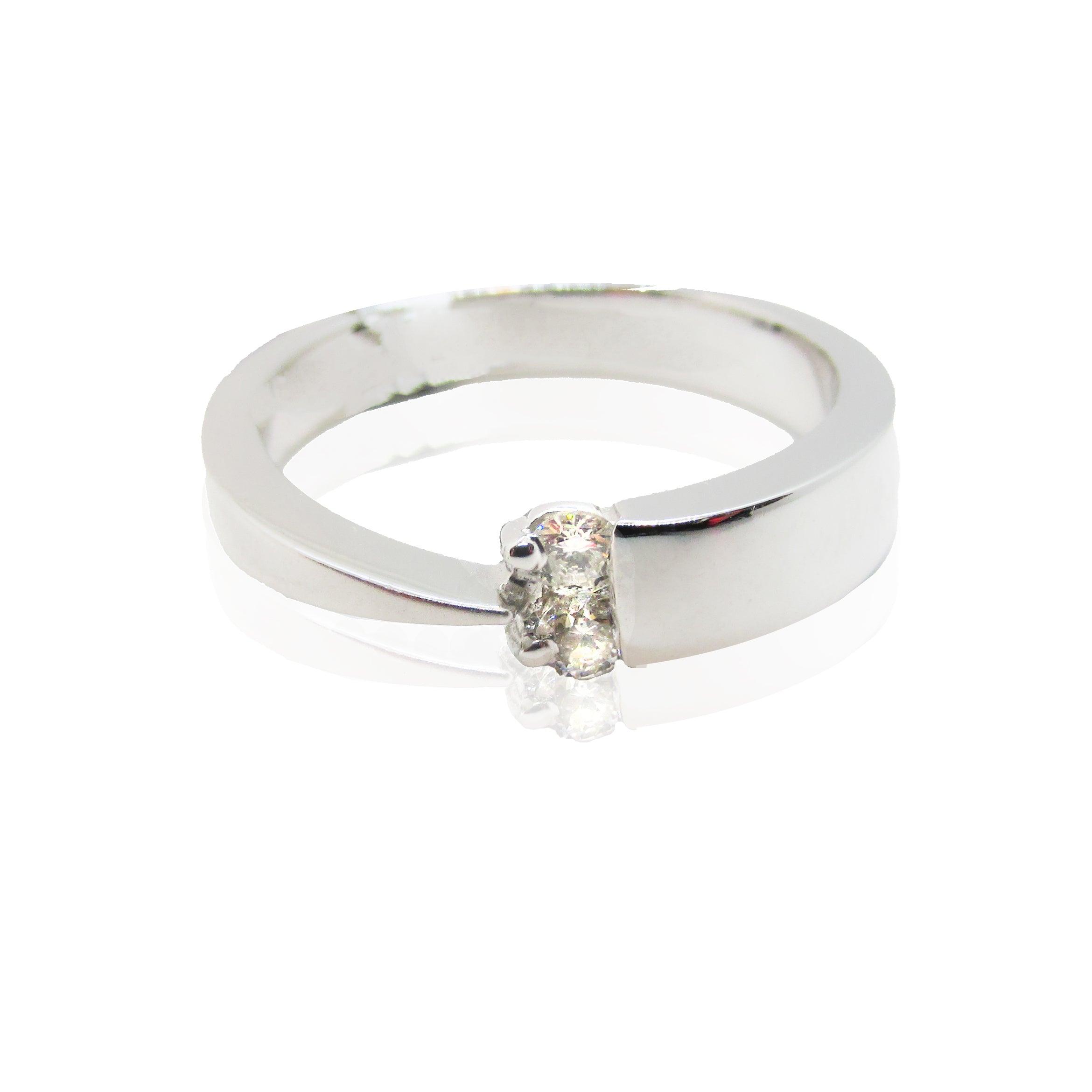 Round Two Stone Diamond Ring - Thenetjeweler