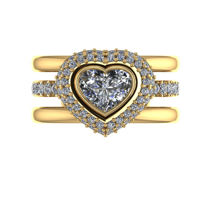 Love Heart Engagement Ring - Thenetjeweler