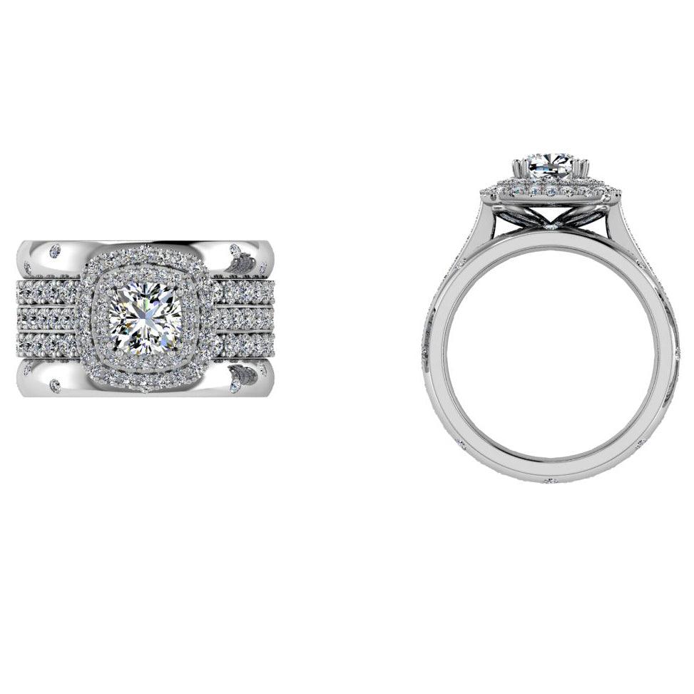 Eternity Bands with Engagement Ring - Thenetjeweler