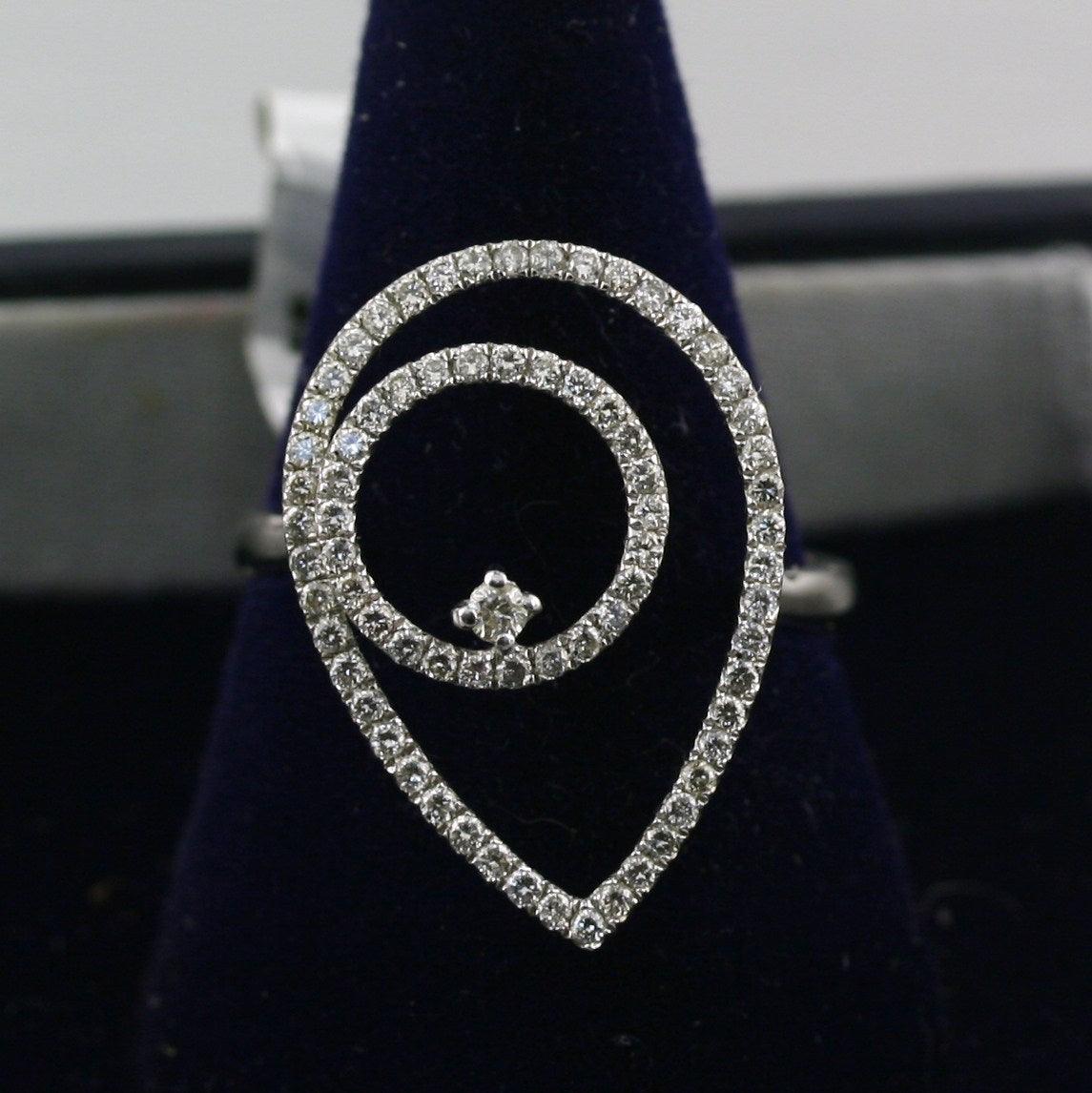Open Shape Diamond Ring - Thenetjeweler