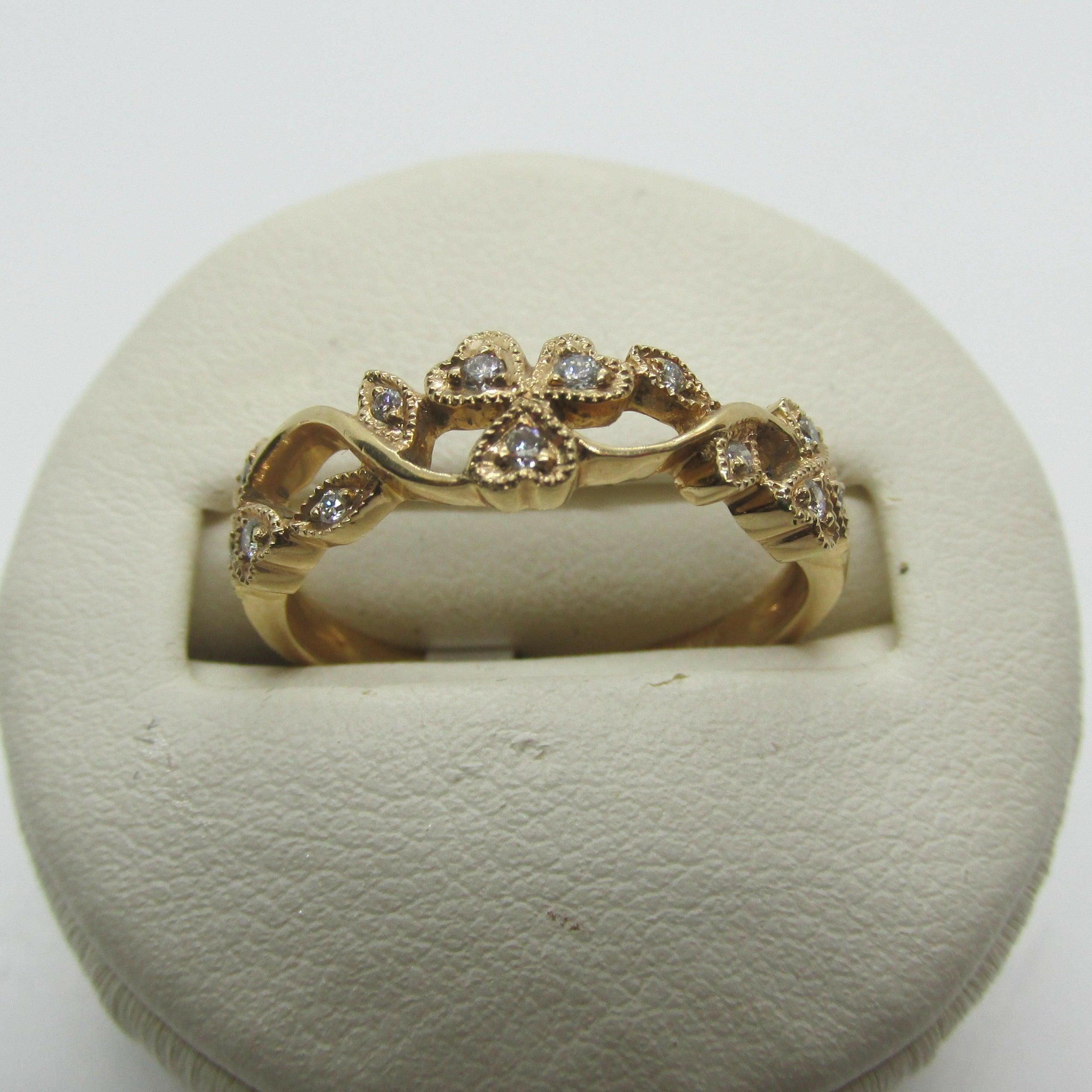Delicate Flower Diamond Ring - Thenetjeweler