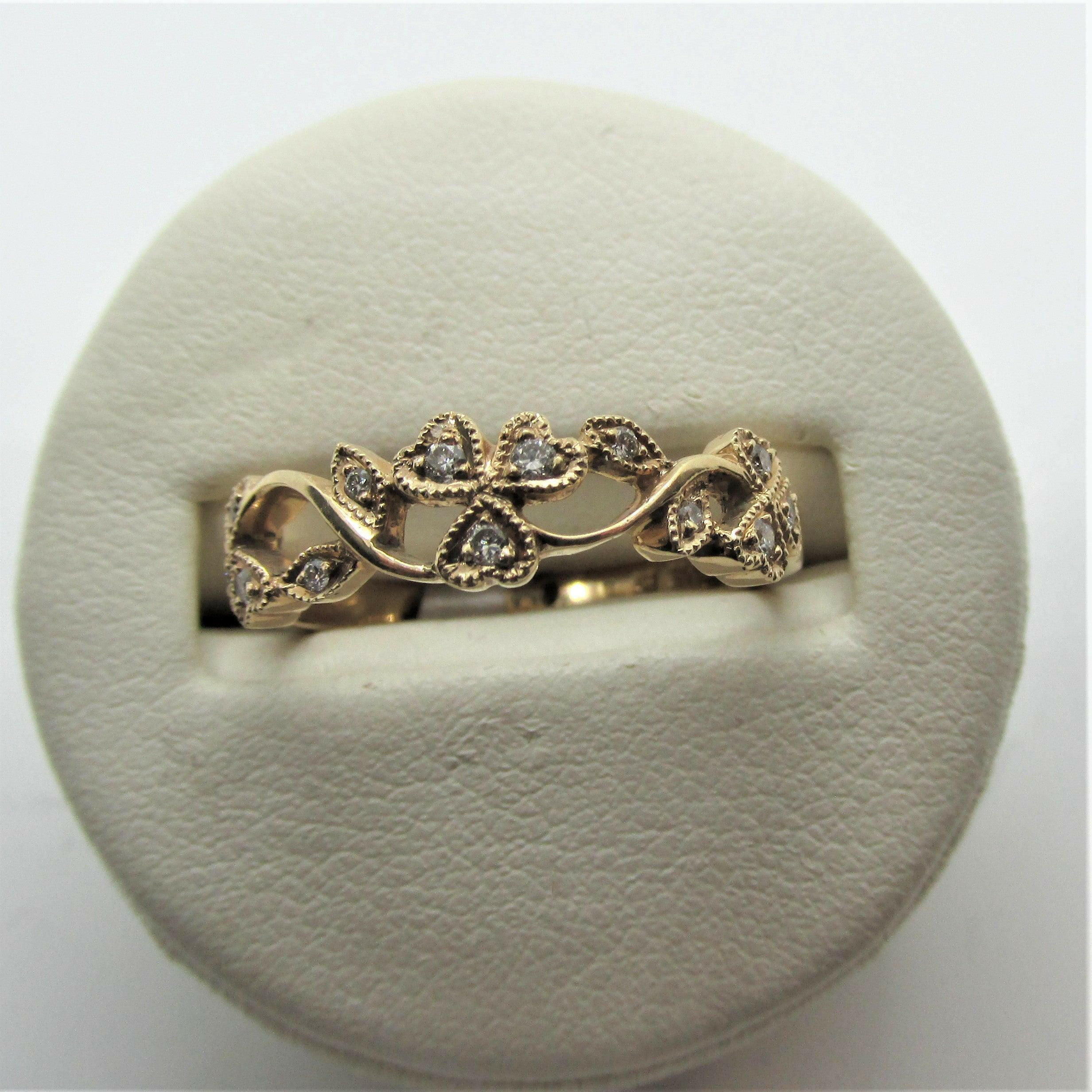 Delicate Flower Diamond Ring - Thenetjeweler