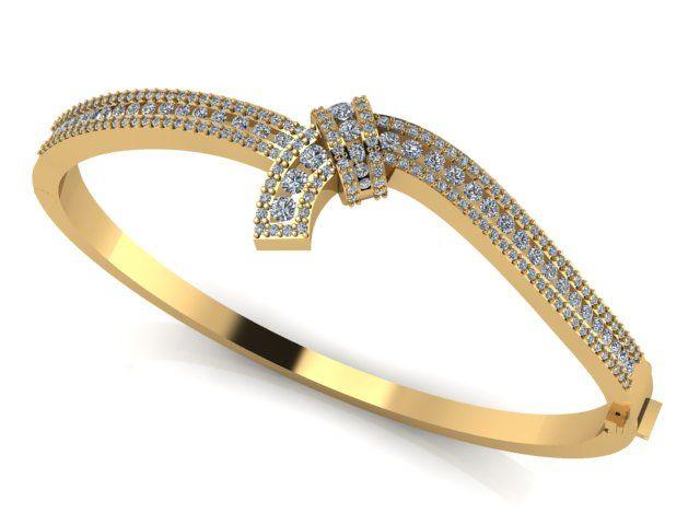2 ct Diamond Bangle Bracelet - Thenetjeweler