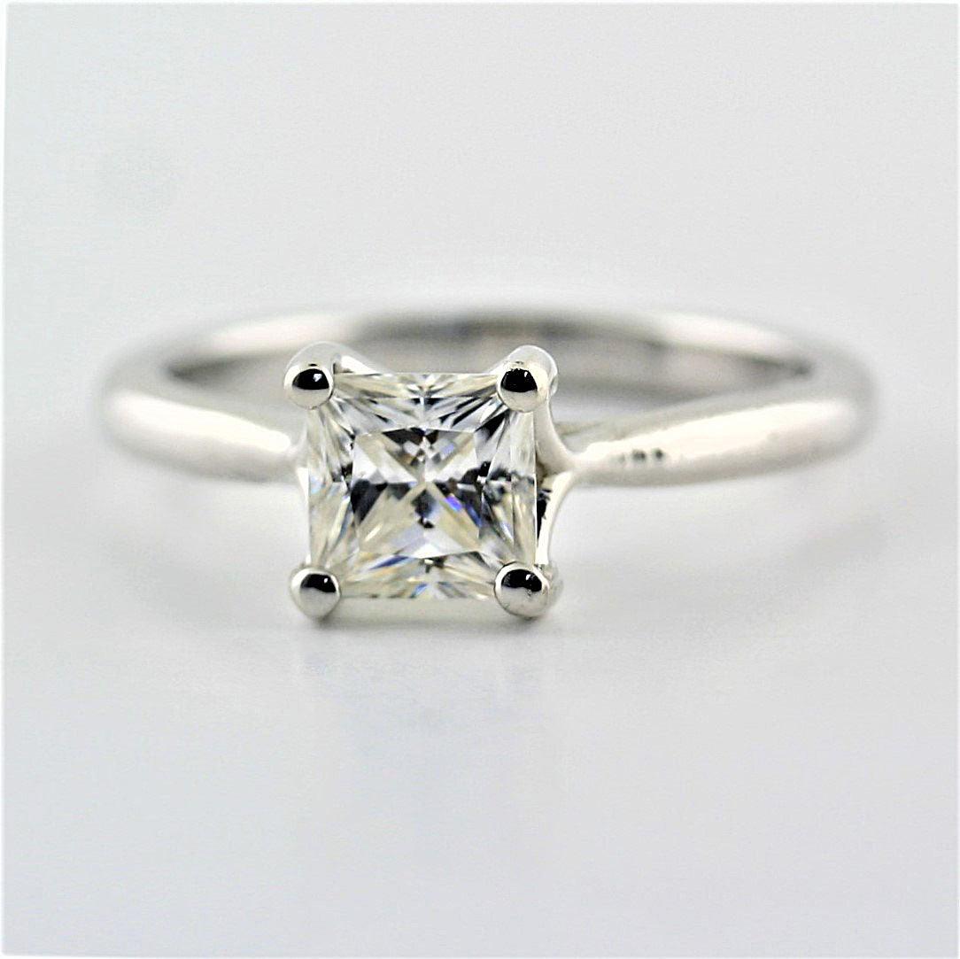 Princess Cut Moissanite Ring - Thenetjeweler