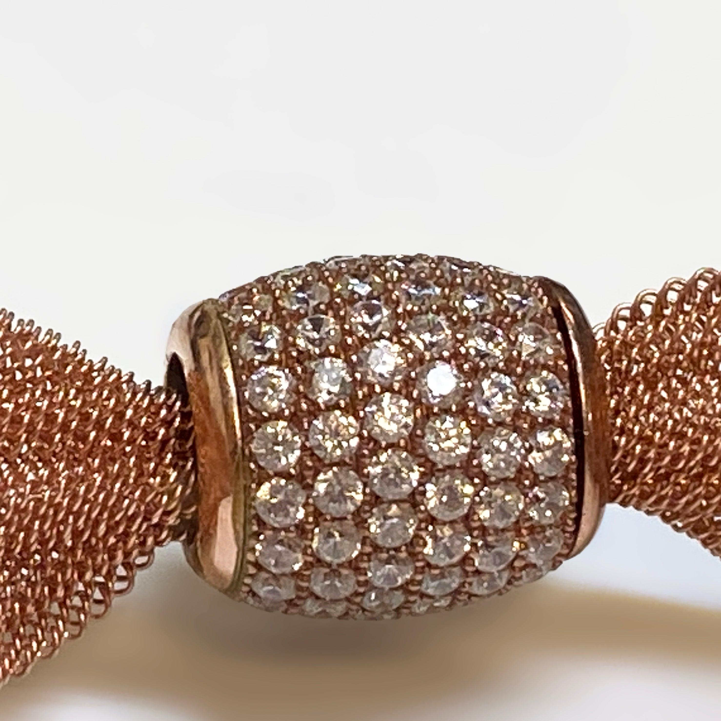 Italian Sterling Silver Mesh Bracelet - Thenetjeweler