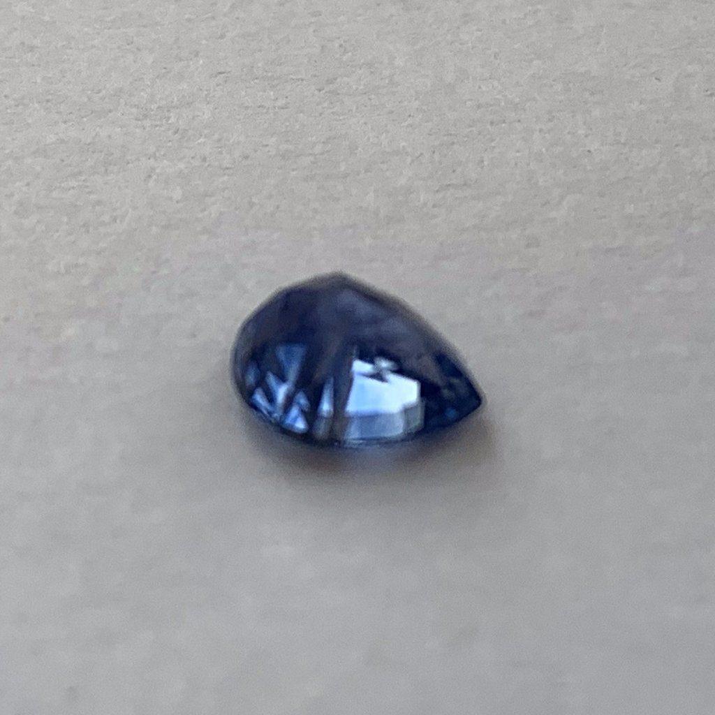 1.02ct Heated Blue Sapphire Pear Shaped Gemstone - Thenetjeweler