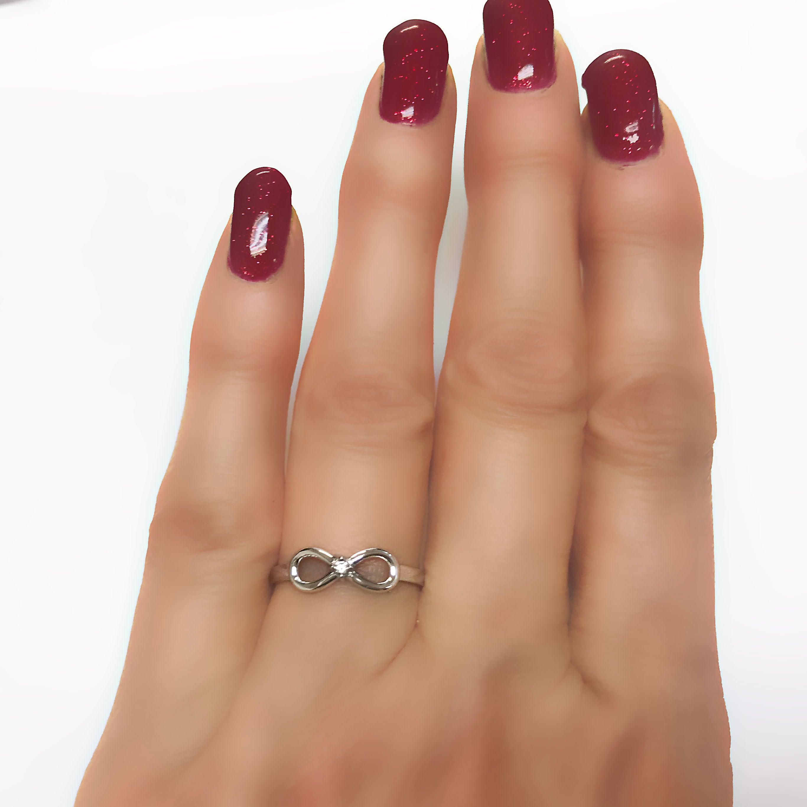 Diamond Infinity Ring Yellow Gold - Thenetjeweler
