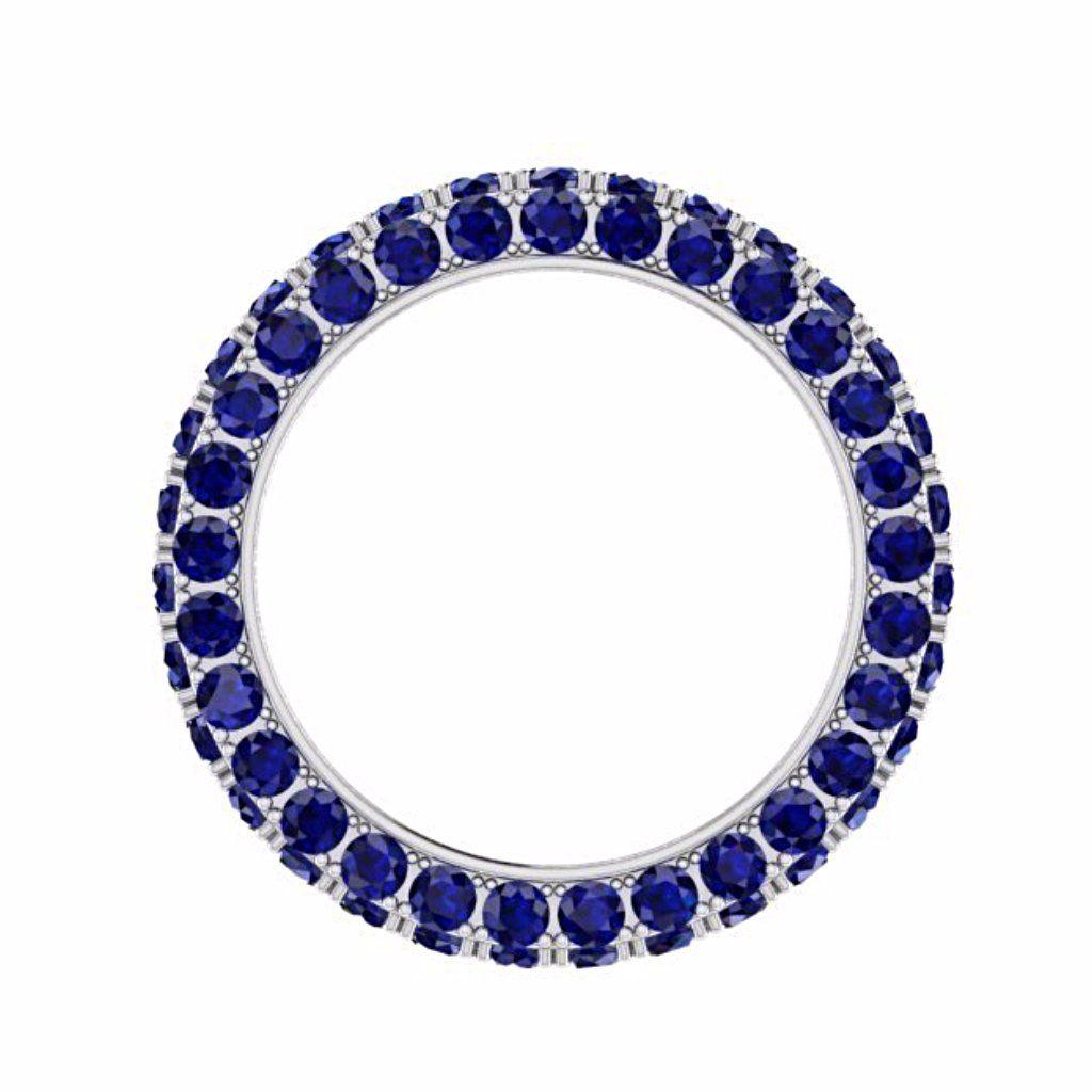 Sapphire Eternity Ring 18K Gold - Thenetjeweler