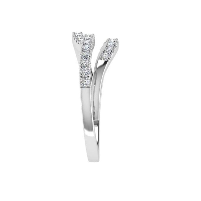 Diamond Two Finger Ring - Thenetjeweler