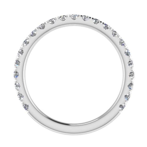 3/4 Diamond Eternity Ring 18K Gold 0.42 ct. TW - Thenetjeweler