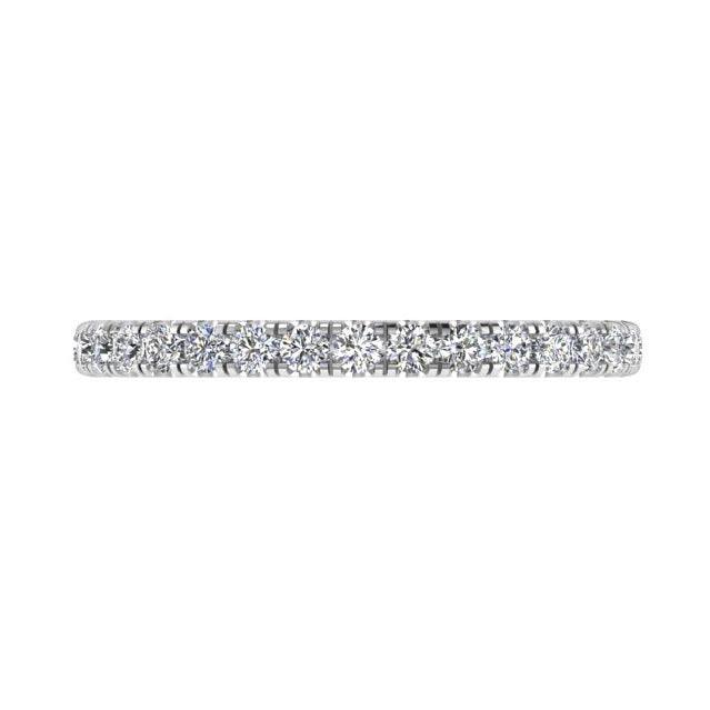 3/4 Diamond Eternity Ring 18K Gold 0.42 ct. TW - Thenetjeweler