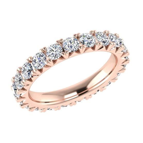 Round Diamond Eternity Ring 18K Gold (2.35 ct. tw.) - Thenetjeweler