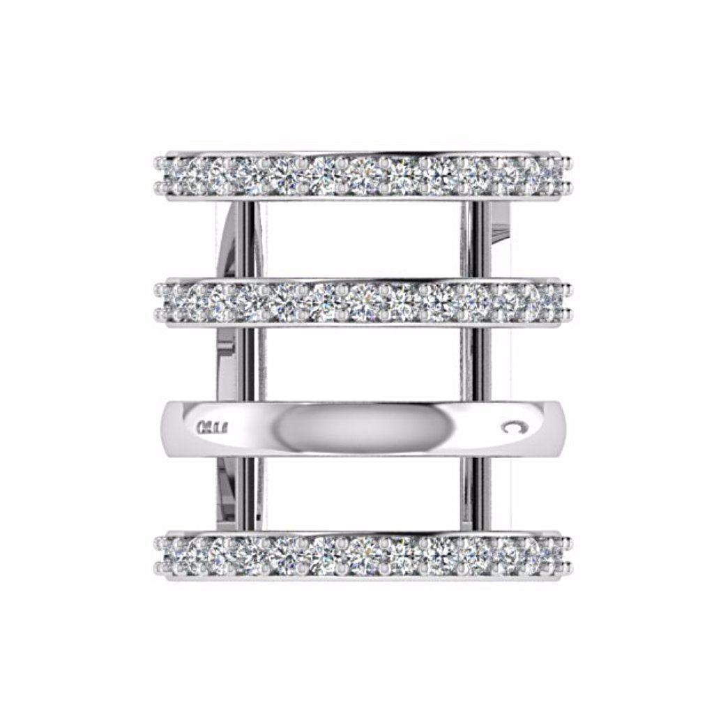 Multi Band Diamond Ring 18K Gold - Thenetjeweler