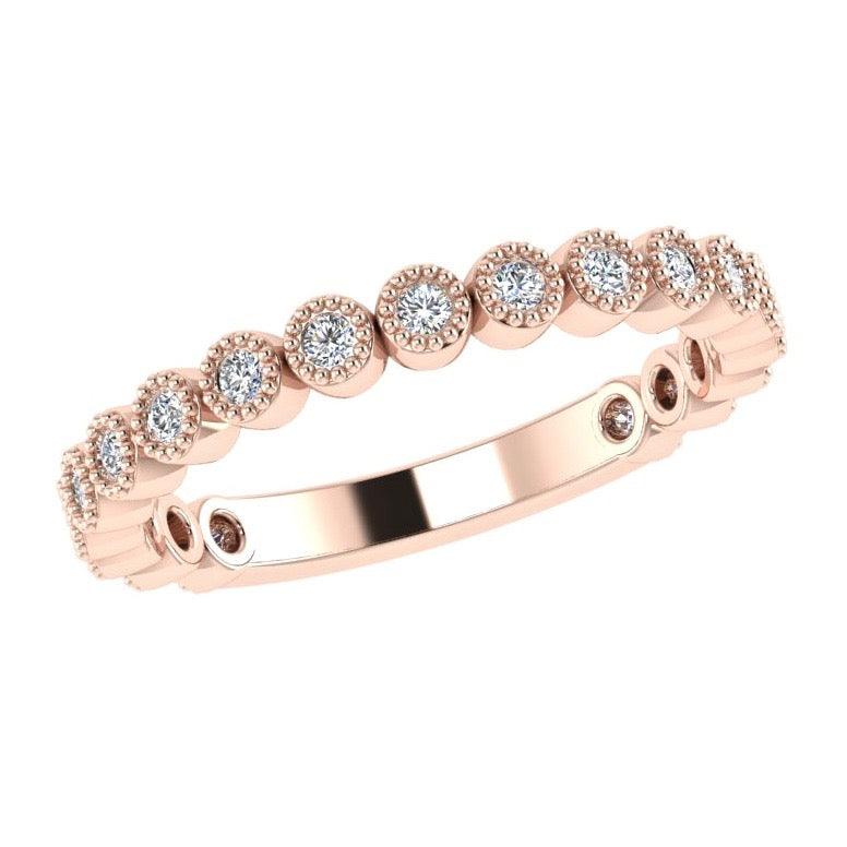 Round Diamond Half Eternity Ring - Thenetjeweler