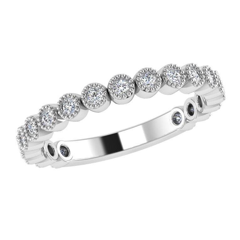 Round Diamond Half Eternity Ring - Thenetjeweler
