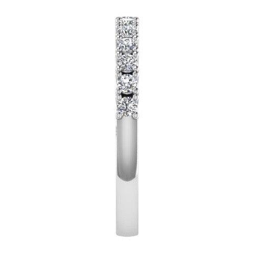 Diamond Semi Eternity Ring 18K Gold (0.33 ct. tw) - Thenetjeweler