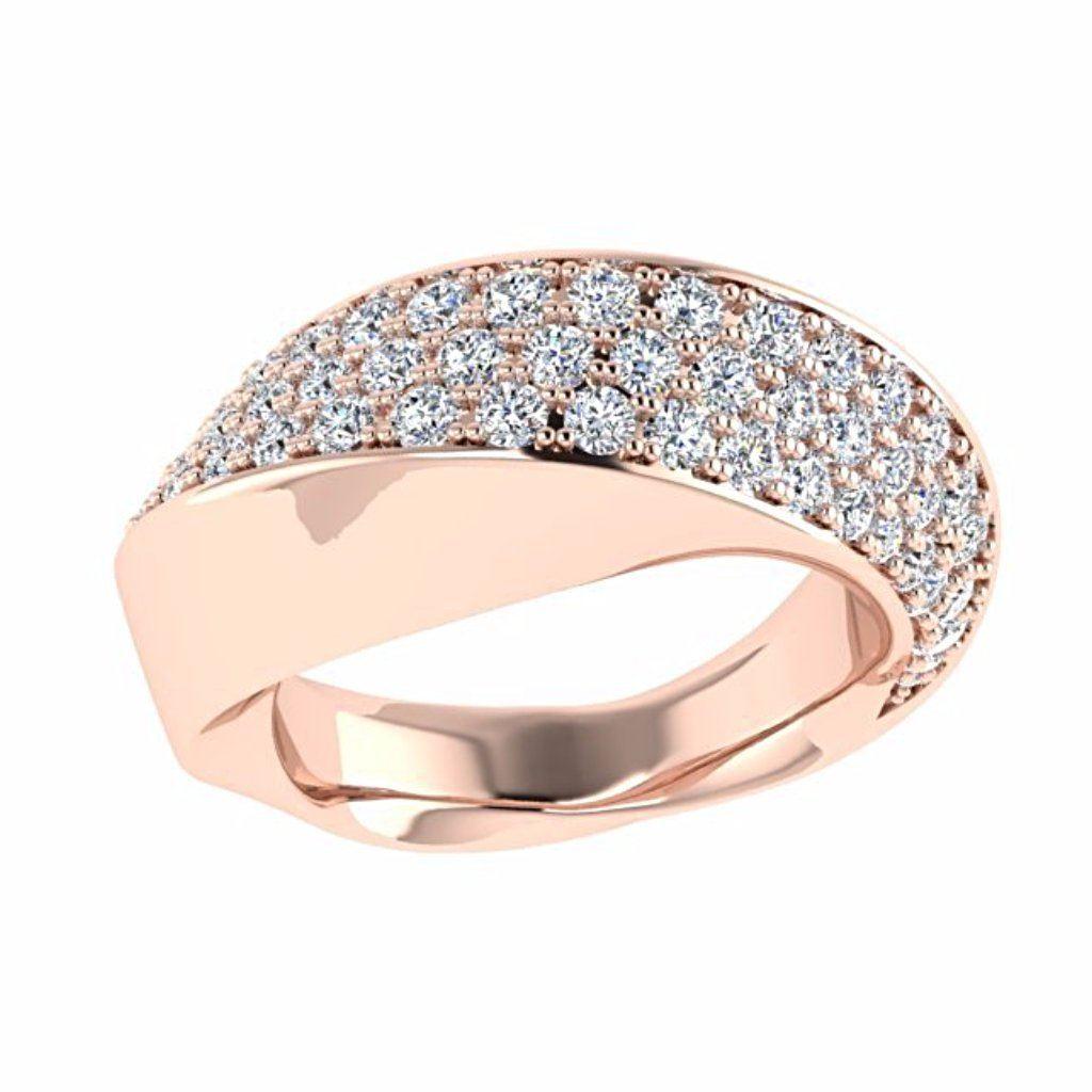 Pave Diamond Ring 14K Gold - Thenetjeweler