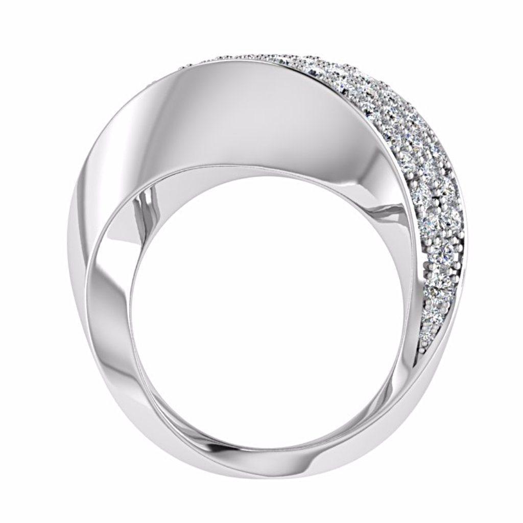 Pave Diamond Ring 14K Gold - Thenetjeweler