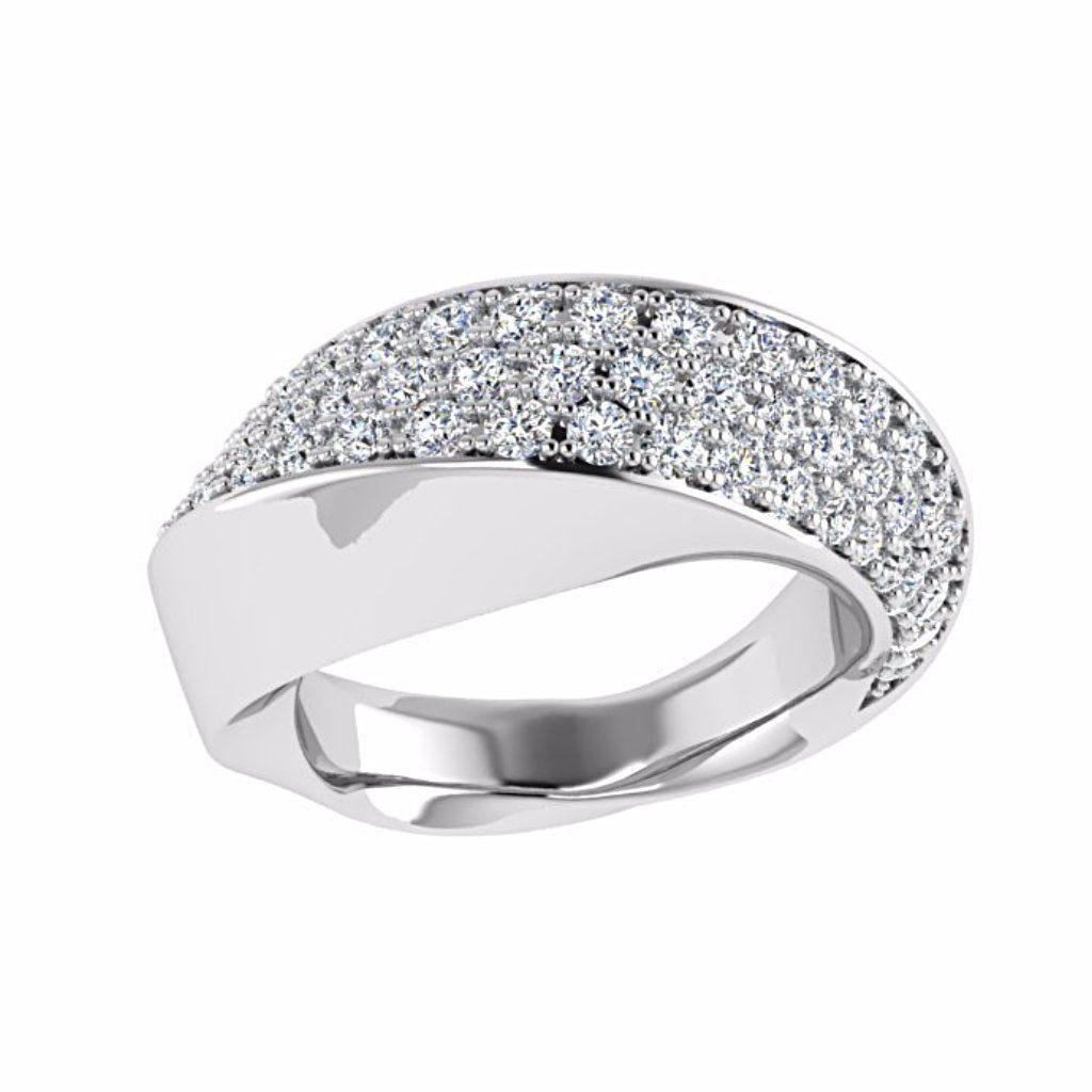 Pave Diamond Ring 14K Gold - Thenetjeweler