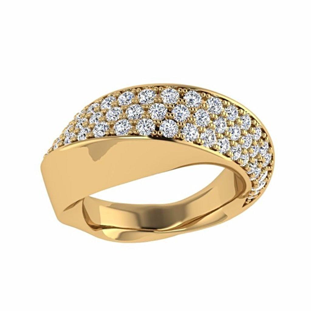 Pave Diamond Ring 14K Gold - Thenetjeweler