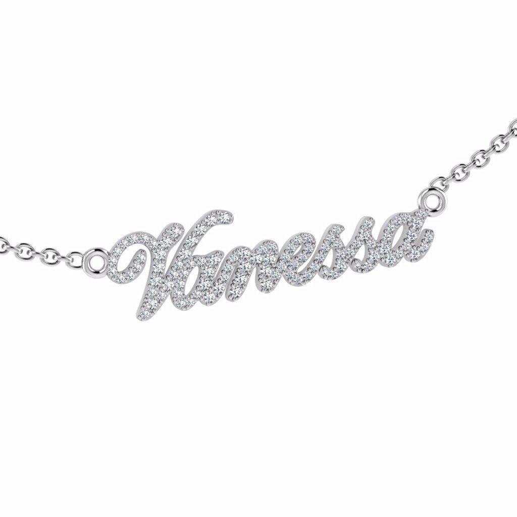 Name Necklace Vanessa - Thenetjeweler