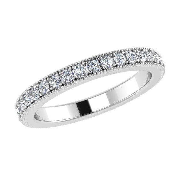 Channel Set Round Diamond Eternity Band 0.45 ct. tw - Thenetjeweler